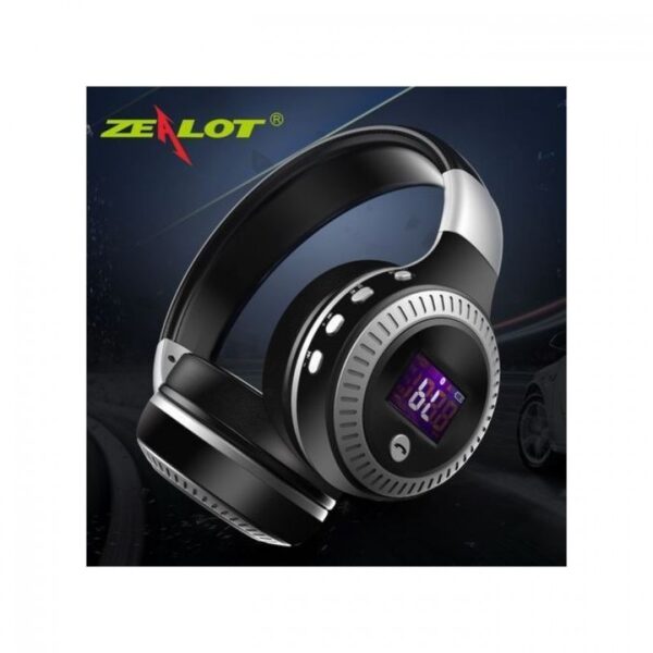 Zealot B19 Stereo Headphone + MIC High Resolution + Heavy Bass + Noise Isolating Feature + LCD Display.