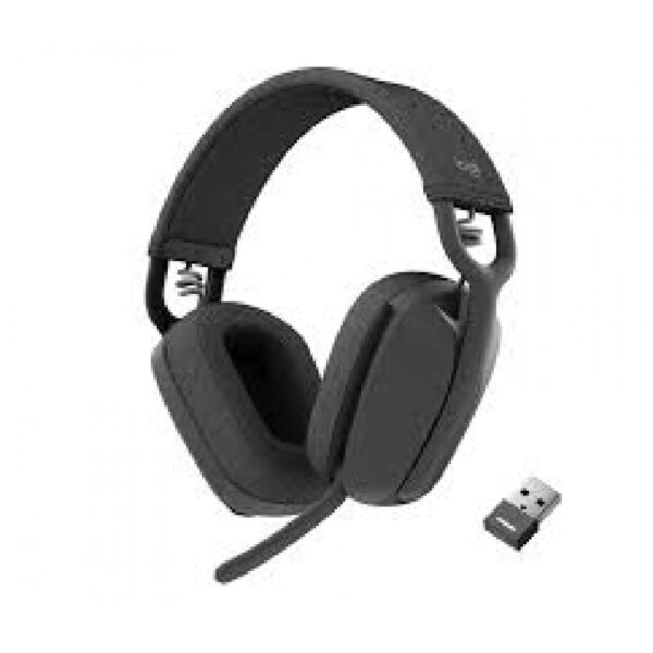 Logitech Zone Vibe 125 Wireless Over-the-Ear Headphones with Noise-Canceling Microphone Graphite