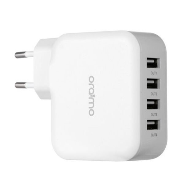 oraimo PowerCube 4 10.5W 4 Ports Wall Charger Kit