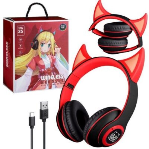 STN-25 Cat Ear Headset With Tf Card Slot